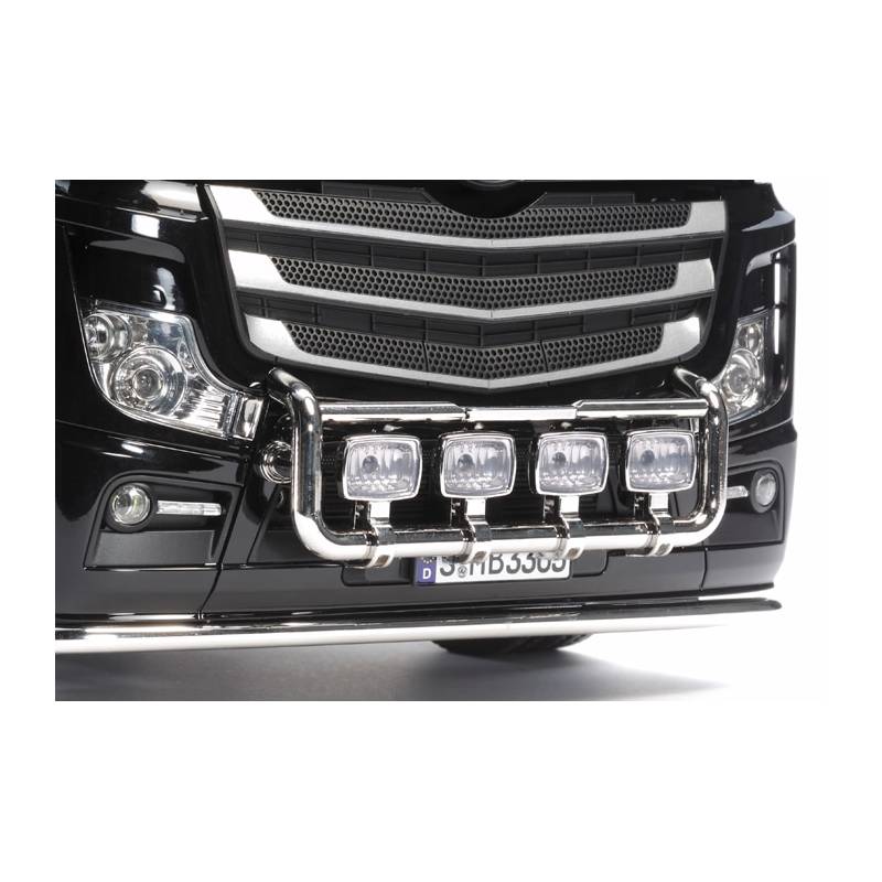 Camion Tamiya Actros 6x4 3363 1/14 avec lumières et sons (Pack complet)