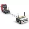 Pare-chocs européen avec tube rallongé pour la remorque "Pole Trailer" de Tamiya - Carson 500907733