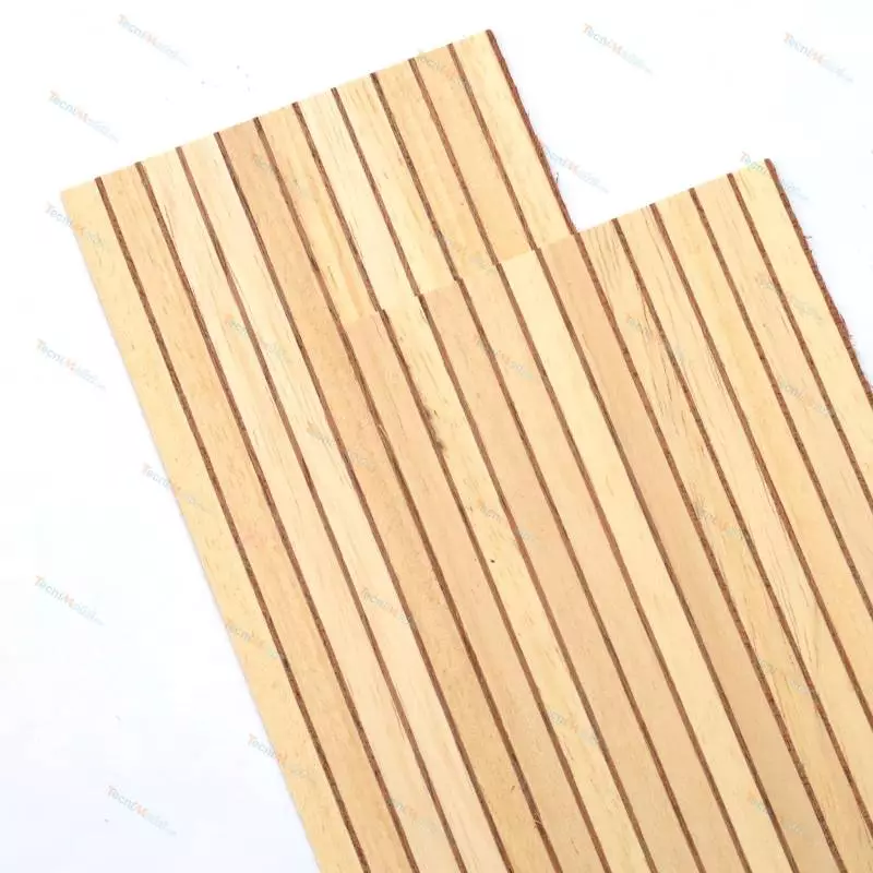 Boat deck 1m x 140mm x 1.2mm Obechi 6.0mm / Mahogany 1.0mm AeroNaut 7517/10
