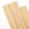 Pont de bateau 1m x 140mm x 1.2mm Obechi 6.0mm / Acajou 1.0mm  AeroNaut 7517/10