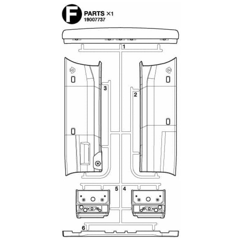 Grappe F pour Scania 770 S 4x2 56379 - Tamiya 9007737