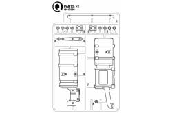 Parts Q for Scania 770 S 4x2 56379 - Tamiya 9115599