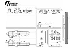 Parts W for Scania 770 S 4x2 56379 - Tamiya 9225257