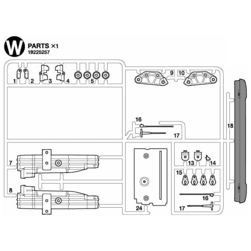 Grappe W pour Scania 770 S 4x2 56379 - Tamiya 9225257