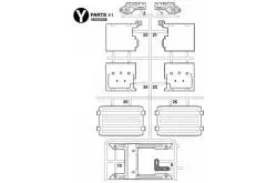 Parts Y for Scania 770 S 4x2 56379 - Tamiya 9225258