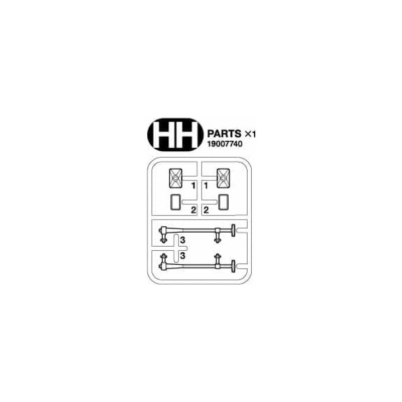 Parts HH for Scania 770 S 4x2 56379 - Tamiya 9007740
