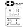 Parts HH for Scania 770 S 4x2 56379 - Tamiya 9007740