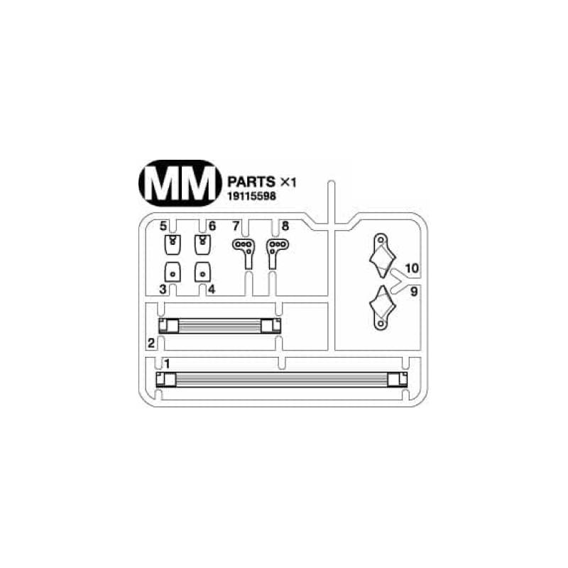 Grappe MM pour Scania 770 S 4x2 56379 - Tamiya 9115598