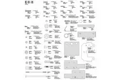 Sachet de pièces métal E pour Scania 770 S 4x2 56379 - Tamiya 9406516