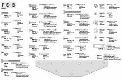 Sachet de pièces métal F pour Scania 770 S 4x2 56379 - Tamiya 9406517