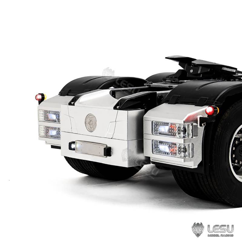 LESU Rear bumper for Scania with New R twin lights for Tamiya 1/14 RC truck - LESU S-1322
