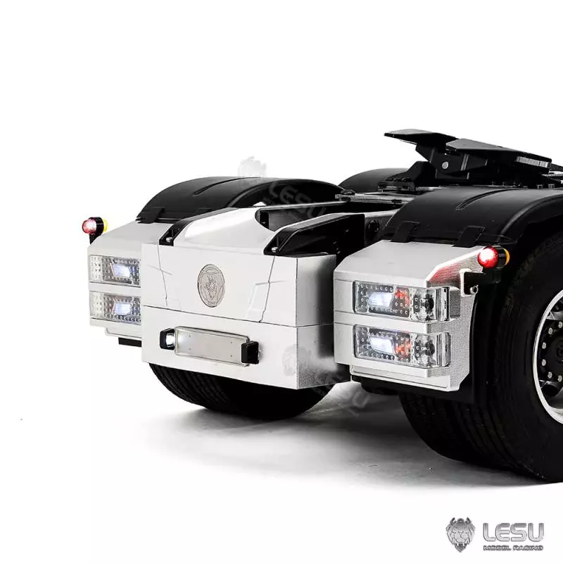Pare-chocs arrière pour Scania avec feux New R double étage LESU pour camion RC Tamiya 1/14 - LESU S-1322