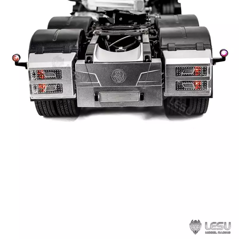 Pare-chocs arrière pour Scania avec feux New R double étage LESU pour camion RC Tamiya 1/14 - LESU S-1322