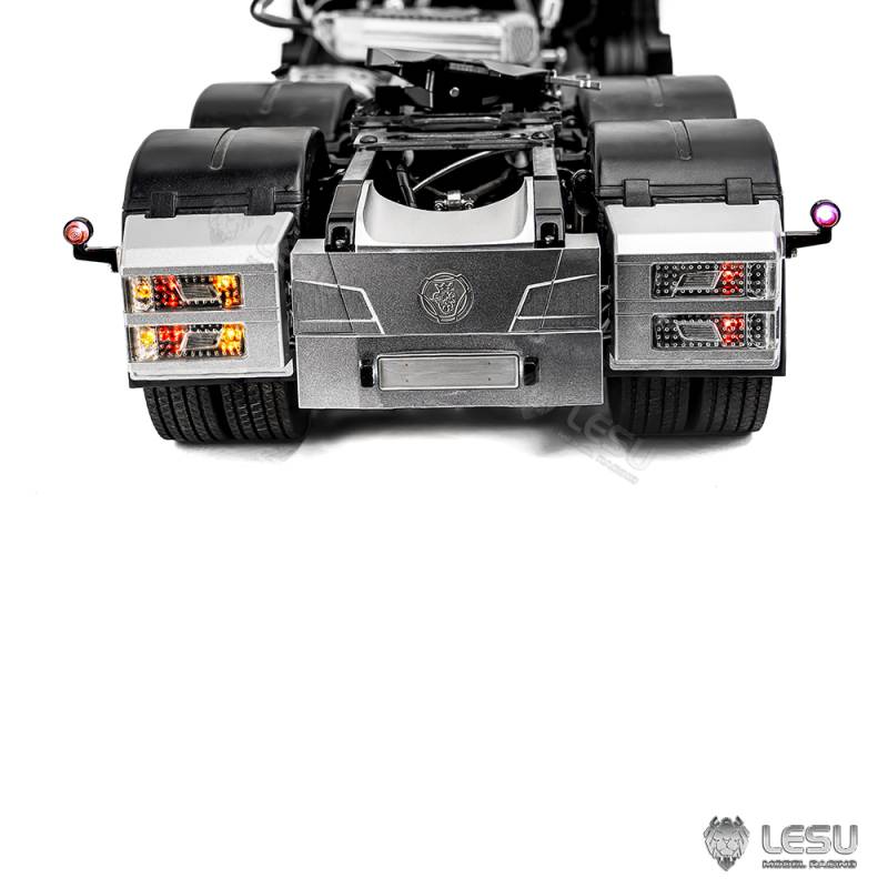 LESU Rear bumper for Scania with New R twin lights for Tamiya 1/14 RC truck - LESU S-1322