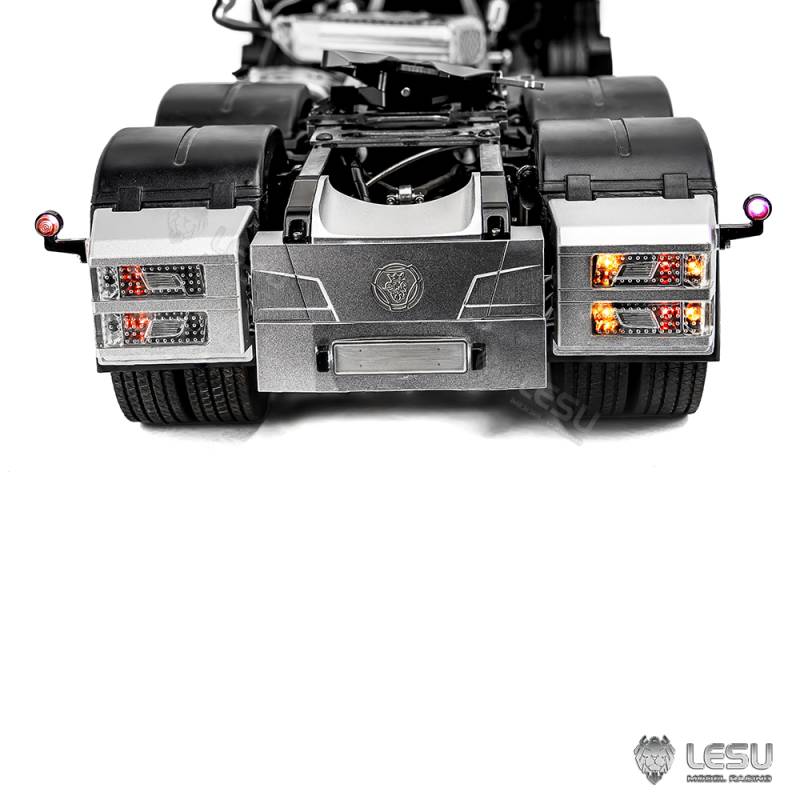 LESU Rear bumper for Scania with New R twin lights for Tamiya 1/14 RC truck - LESU S-1322