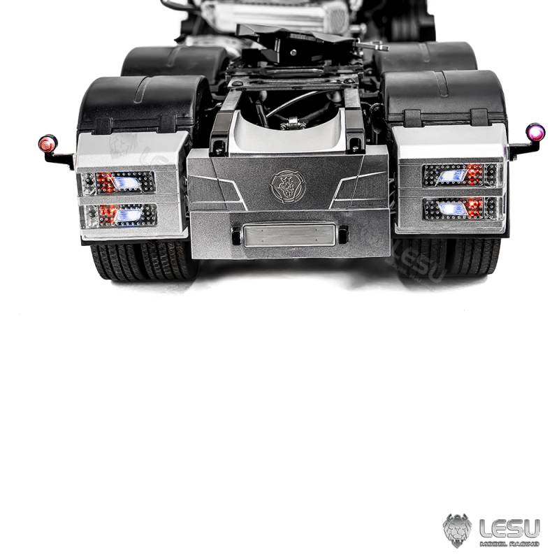 LESU Rear bumper for Scania with New R twin lights for Tamiya 1/14 RC truck - LESU S-1322