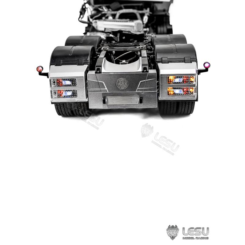 LESU Rear bumper for Scania with New R twin lights for Tamiya 1/14 RC truck - LESU S-1322