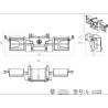 LESU Rear bumper for Scania with New R twin lights for Tamiya 1/14 RC truck - LESU S-1322