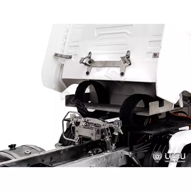 Verrou de cabine avec main courante et connecteur électrique pour Scania 770 S Tamiya 1/14 - LESU G-6253-B