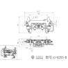 Cabin lock with handrail and electrical connector for Tamiya Scania 770 S 1/14 - LESU G-6253-B