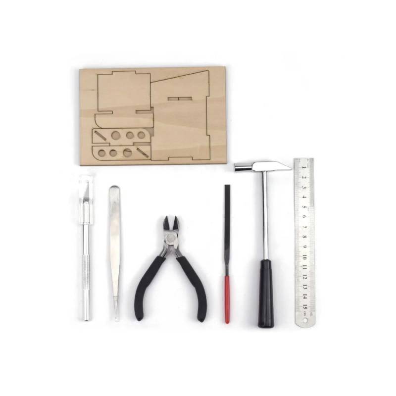 Ensemble Essentiel d'Outils de Modélisme avec Organisateur Compact - Artesania Latina 27005N
