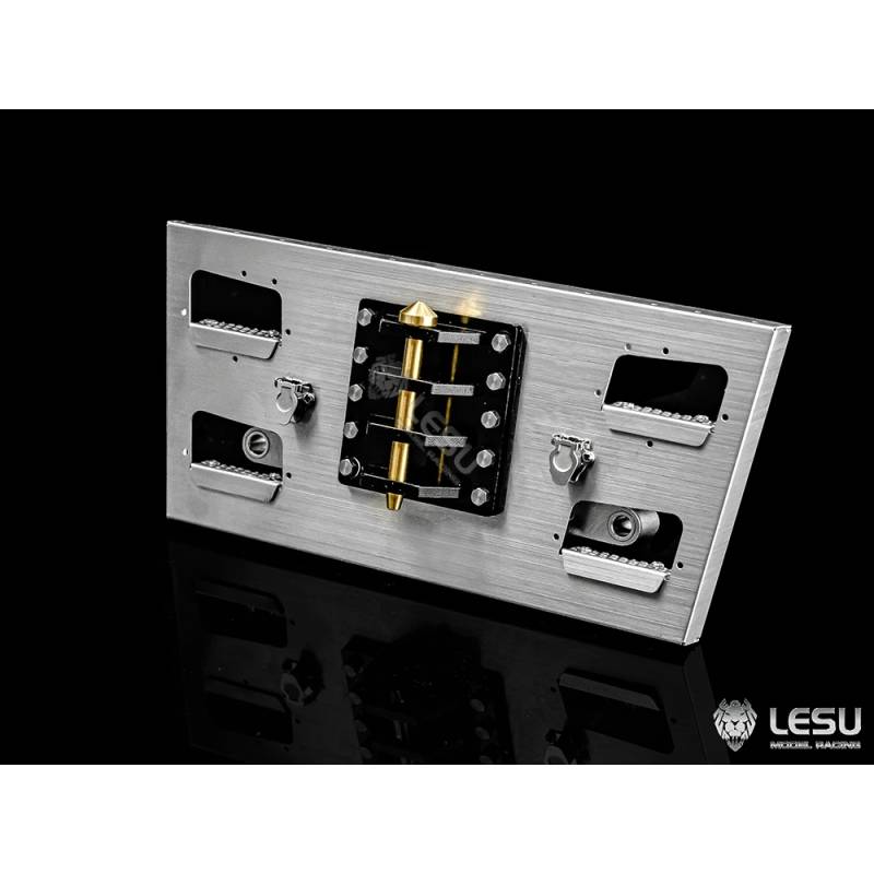 Plaque d'attelage avant pour Scania R Tamiya 1/14 - LESU G-6204