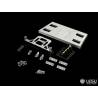 Plaque d'attelage avant pour Scania R Tamiya 1/14 - LESU G-6204