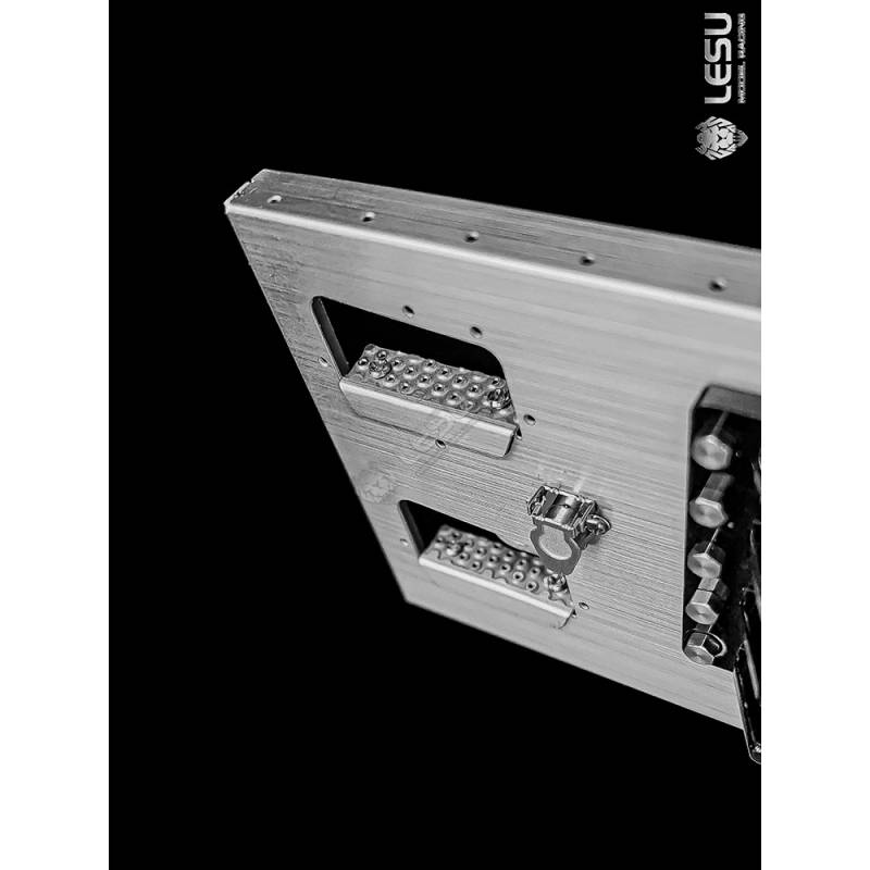 Plaque d'attelage avant pour Scania R Tamiya 1/14 - LESU G-6204