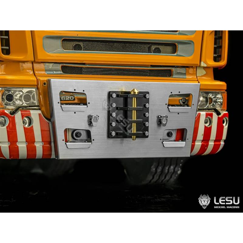 Plaque d'attelage avant pour Scania R Tamiya 1/14 - LESU G-6204