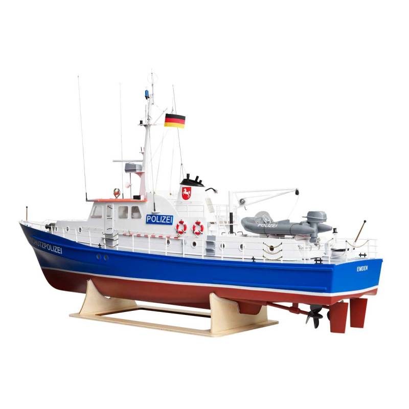 Police boat W-3 1/25 scale with fittings - RoMarin by Krick Ro1000