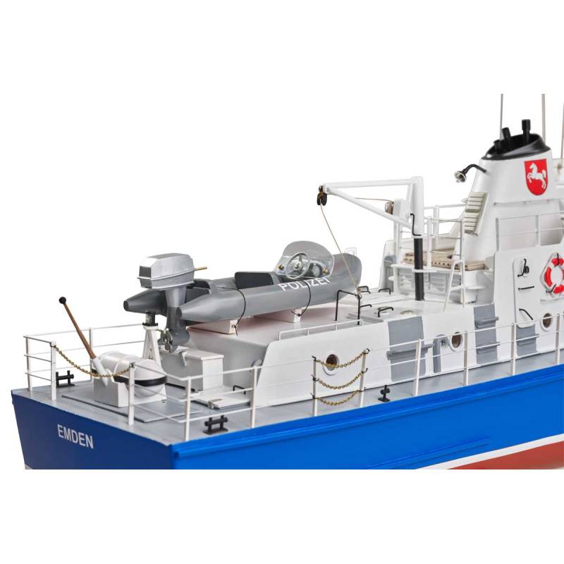 Police boat W-3 1/25 scale with fittings - RoMarin by Krick Ro1000
