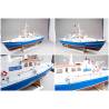 Police boat W-3 1/25 scale with fittings - RoMarin by Krick Ro1000