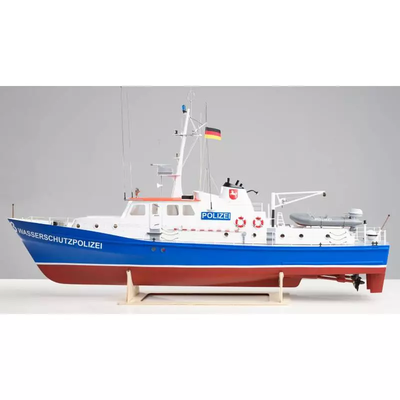 Bateau de police W-3 à l'échelle 1/25 avec accastillage - RoMarin by Krick Ro1000