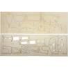 Galaxy 53ft - Sports and luxury wooden boat on a scale of 1/25 - Mantua Models 800705