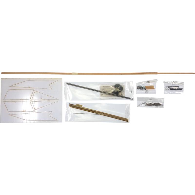 Galaxy 53ft - Sports and luxury wooden boat on a scale of 1/25 - Mantua Models 800705