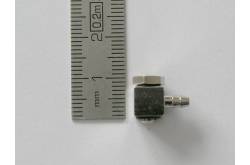 Hydraulic angled connection M4 Ø2.5mm for hose of Ø4mm Leimbach H066
