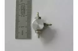 Raccord hydraulique en T Ø1mm pour durite de Ø2mm Leimbach H033T