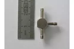 T-hydraulic fitting Ø2.5 mm for Ø4mm hose Leimbach H017