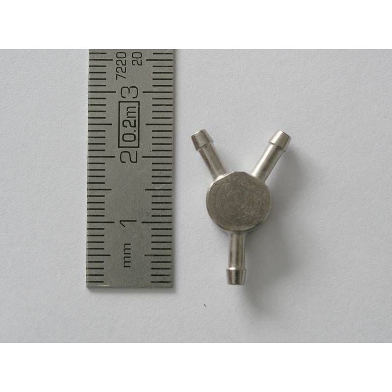 Y Hydraulic connection Ø2.5 for hose of Ø4mm Leimbach H015