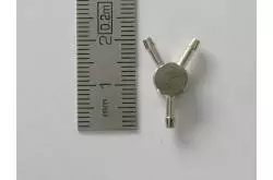Raccord hydraulique en Y Ø1.5 pour durite Ø3 mm Leimbach H014