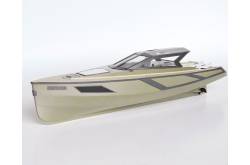 Galaxy 53ft - Sports and luxury wooden boat on a scale of 1/25 - Mantua Models 800705