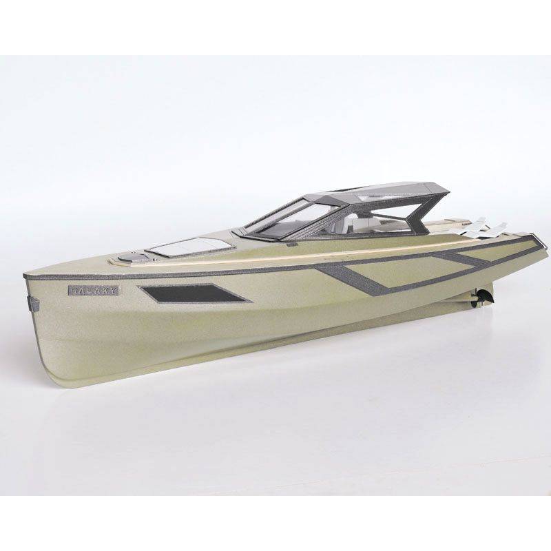 Galaxy 53ft - Sports and luxury wooden boat on a scale of 1/25 - Mantua Models 800705