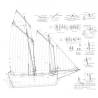 MRB Blueprint "Belle de Vilaine" 1/12 Classic Sailboat
MRB-PL-2023