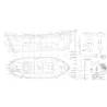 MRB Blueprint "Belle de Vilaine" 1/12 Classic Sailboat
MRB-PL-2023