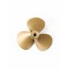 Plastic three-blade propeller Ø45mm on the right M4 - Aero-Naut 717086