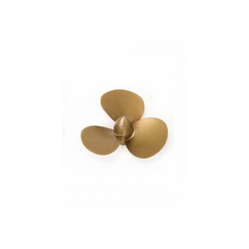 Plastic three-blade propeller Ø45mm on the right M4 - Aero-Naut 717086