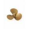 Hélice tripale plastique Ø45mm à droite M4 - Aero-Naut 717086