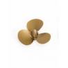 Plastic three-blade propeller Ø55mm left M4 - Aero-Naut 717078