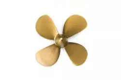 Hélice classique 4 pales 45mm M4 à gauche en plastique AERONAUT 717176