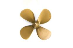 Hélice classique 4 pales 60mm M4 à droite en plastique AERONAUT 717189